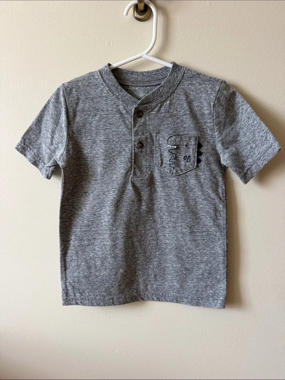 Bundle Cat & Jack Boys Tees Size 3T Navy and Gray Short-Sleev